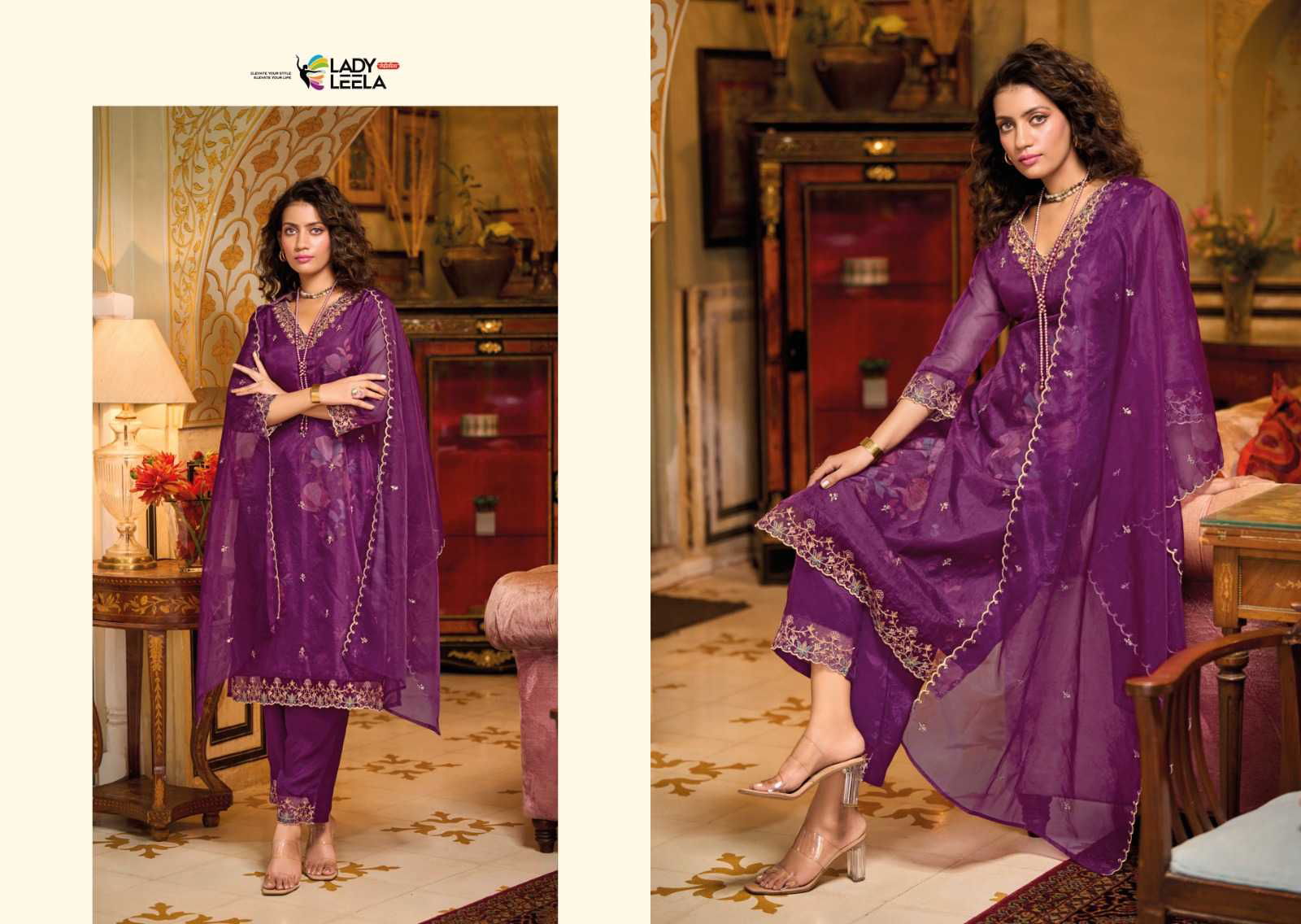 Ayesha By Lady Leela Designer Printed Kurti With Bottom Dupatta Wholesale Market In Surat